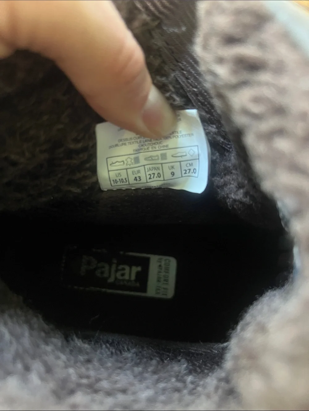 Pajar Canada Men’s Brown Winter Boots